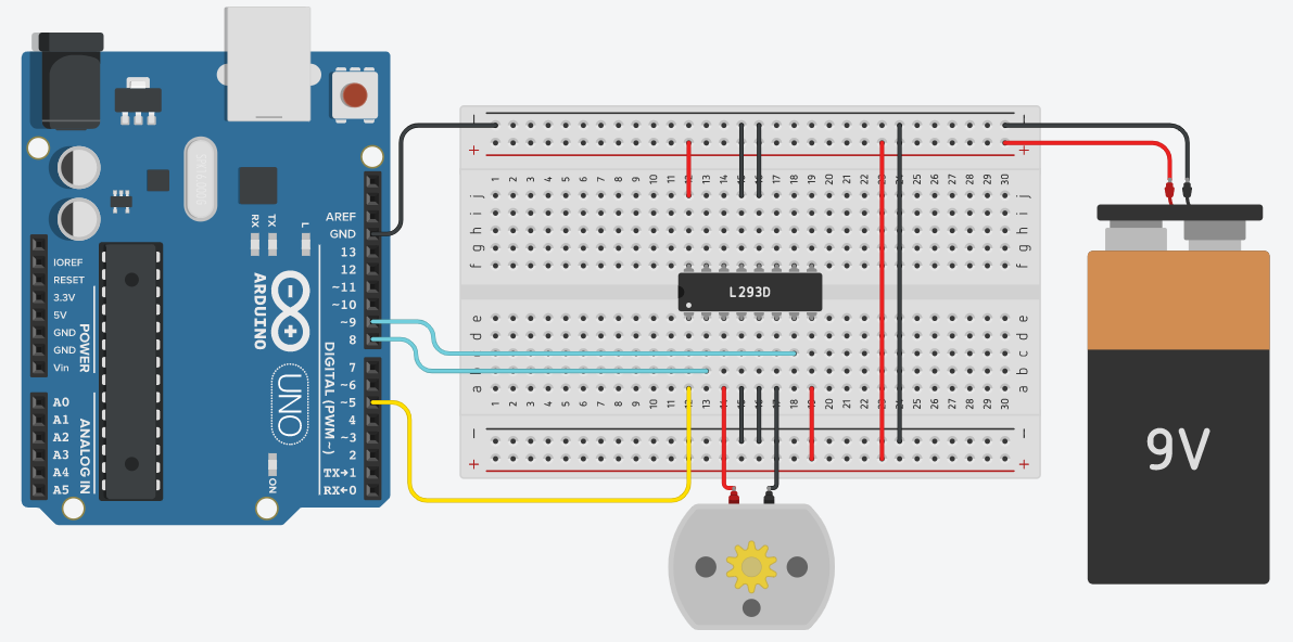 arduino dc motor