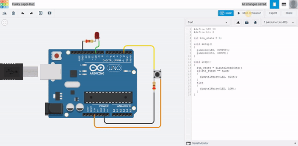 arduino pushbutton