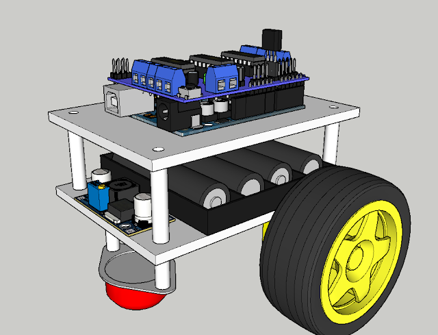 Arduino robot, IR controlled robot using arduino uno