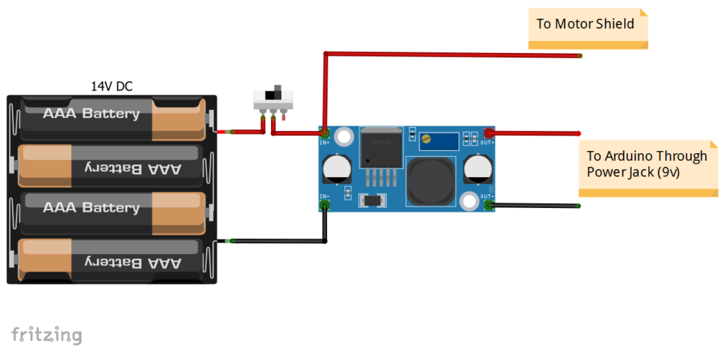 DC to DC voltage regulator